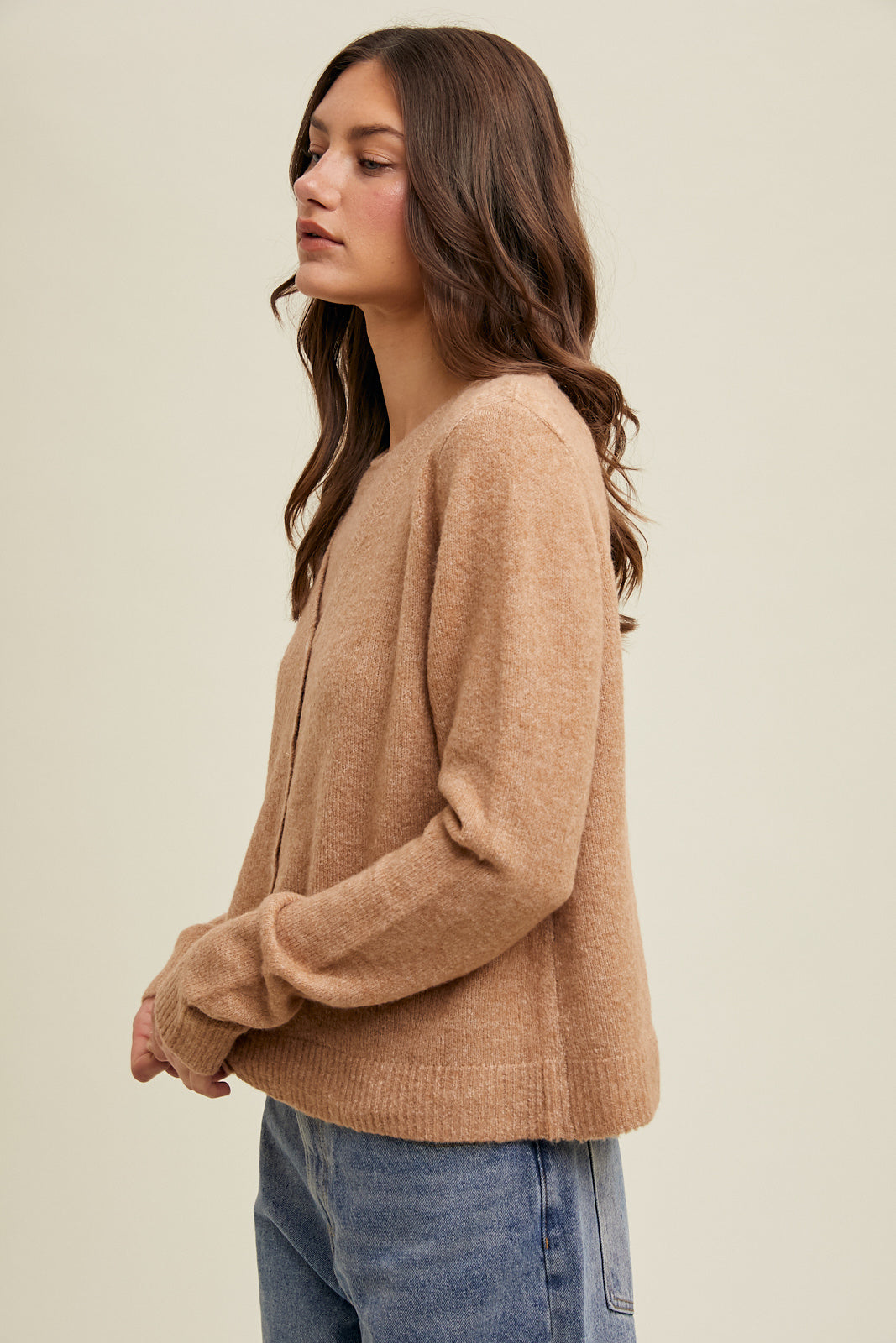 Brushed Tank and Cardigan Set by Wishlist