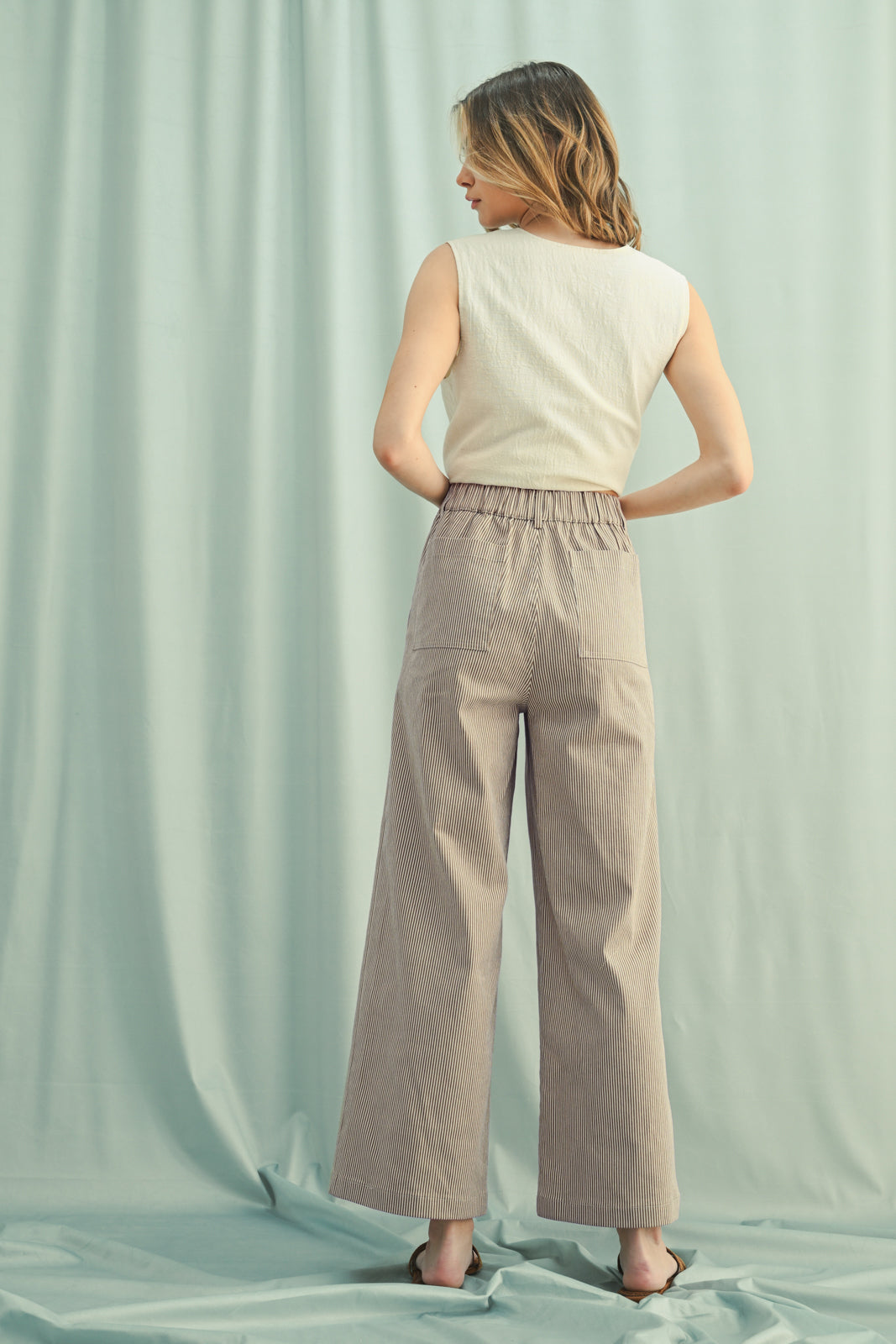 Striped Wide Leg Pants by Wishlist