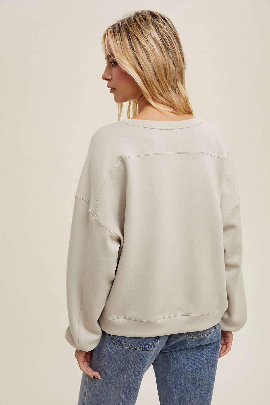 Suba Relaxed Cropped Sweatshirt by Wishlist