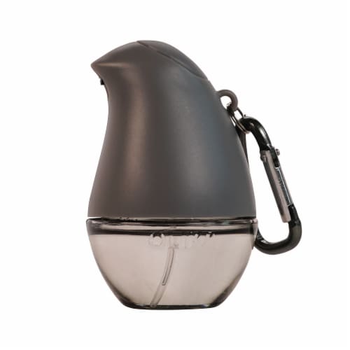 Clip-On Hand Sanitizer Charcoal