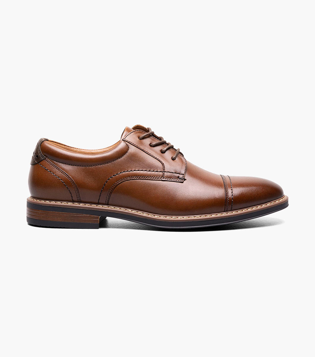 Centro Flex Cap Toe Dress Shoes by Nunn Bush