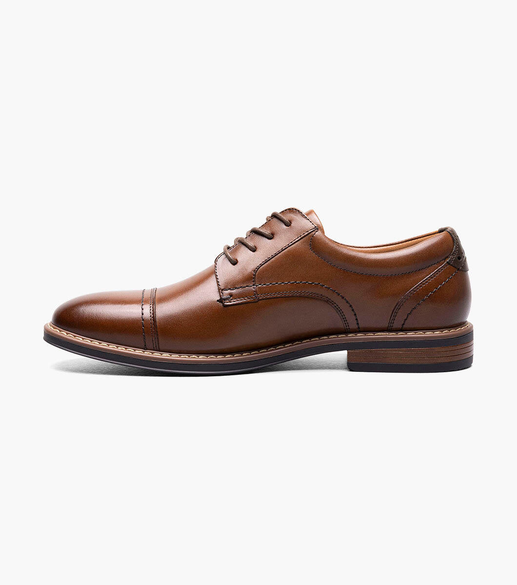 Centro Flex Cap Toe Dress Shoes by Nunn Bush