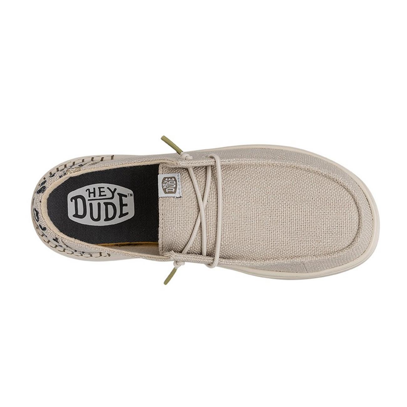 Women's Wendy Rise Leo in Cream by Hey Dude