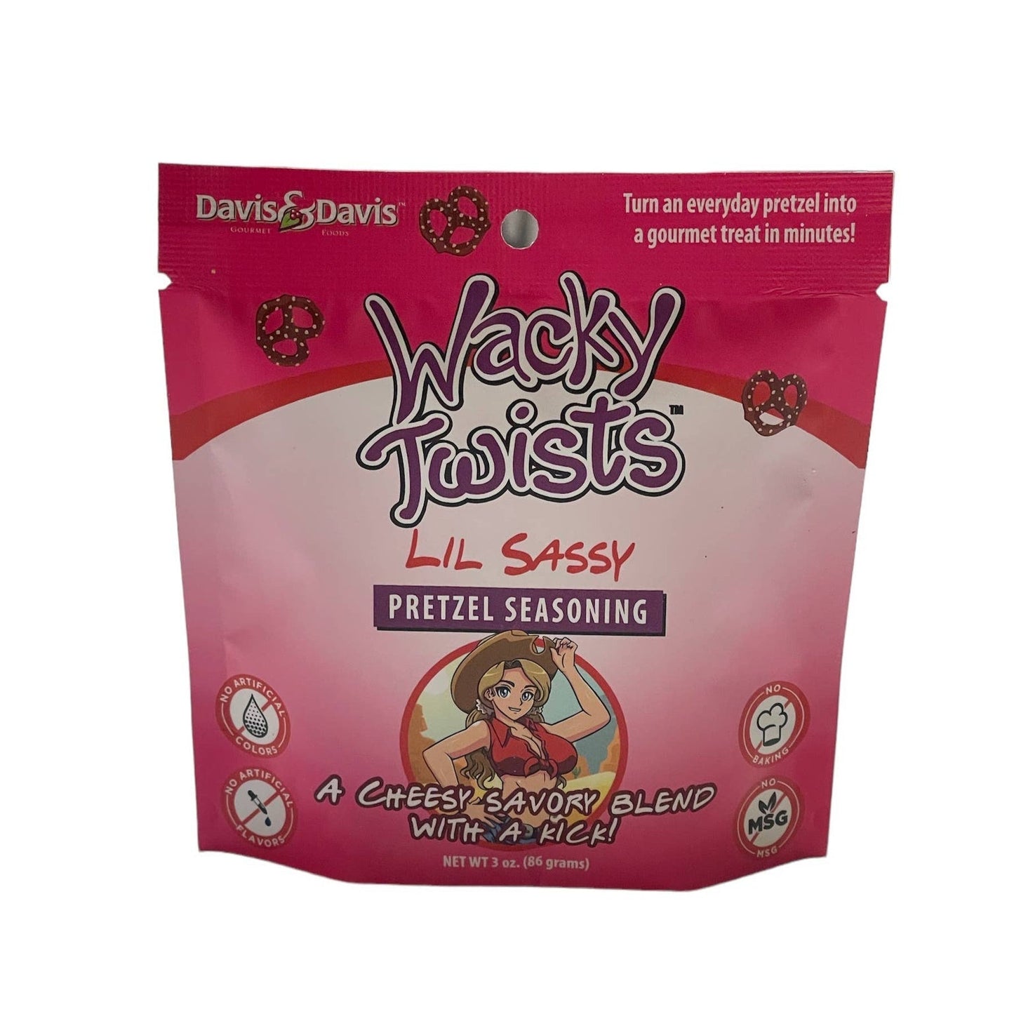 Wacky Twist Pretzel Seasoning by Davis & Davis Gourmet Foods