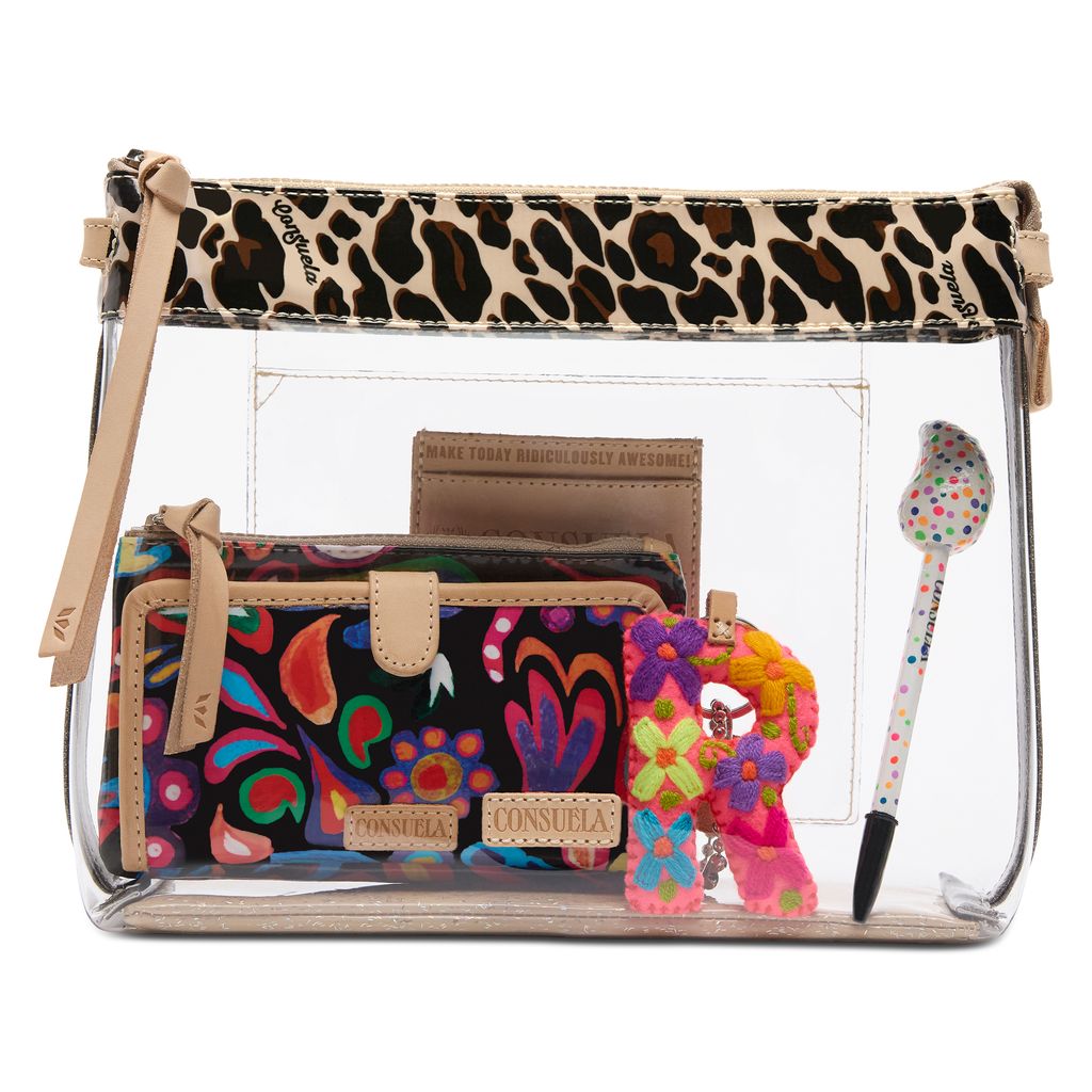 Clear Mona Downtown Crossbody by Consuela