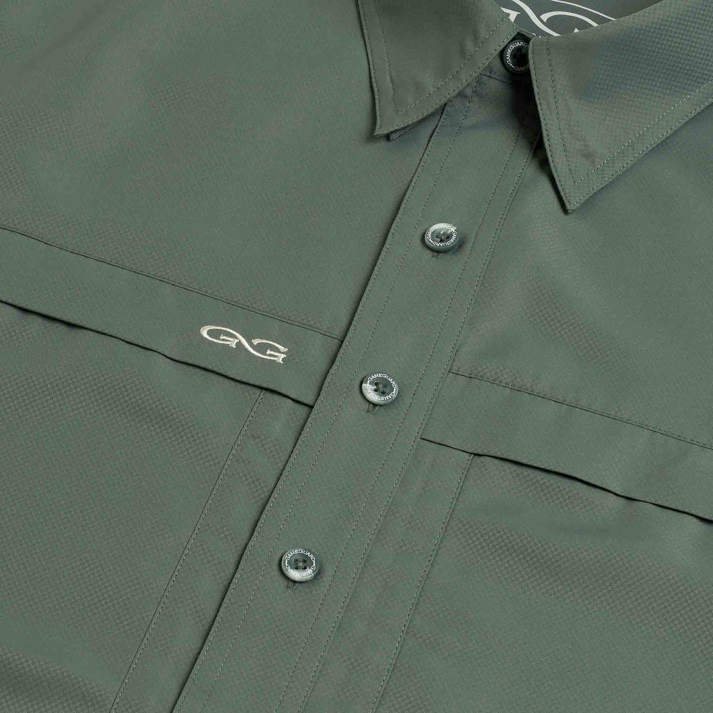 GameGuard MicroFiber Short-Sleeve Fishing Shirt Ironwood