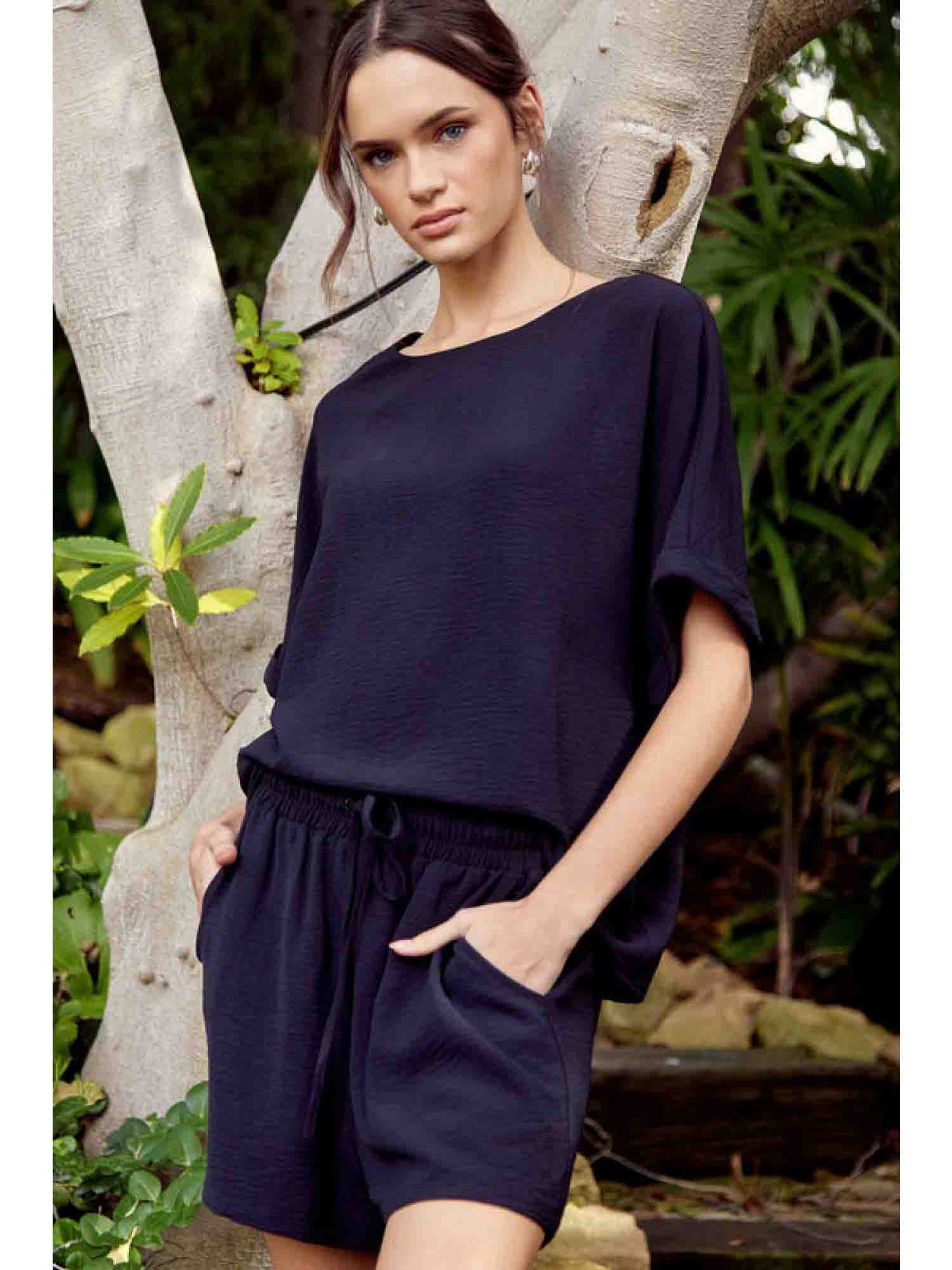 U-Neck Loungewear Set by Jodifl
