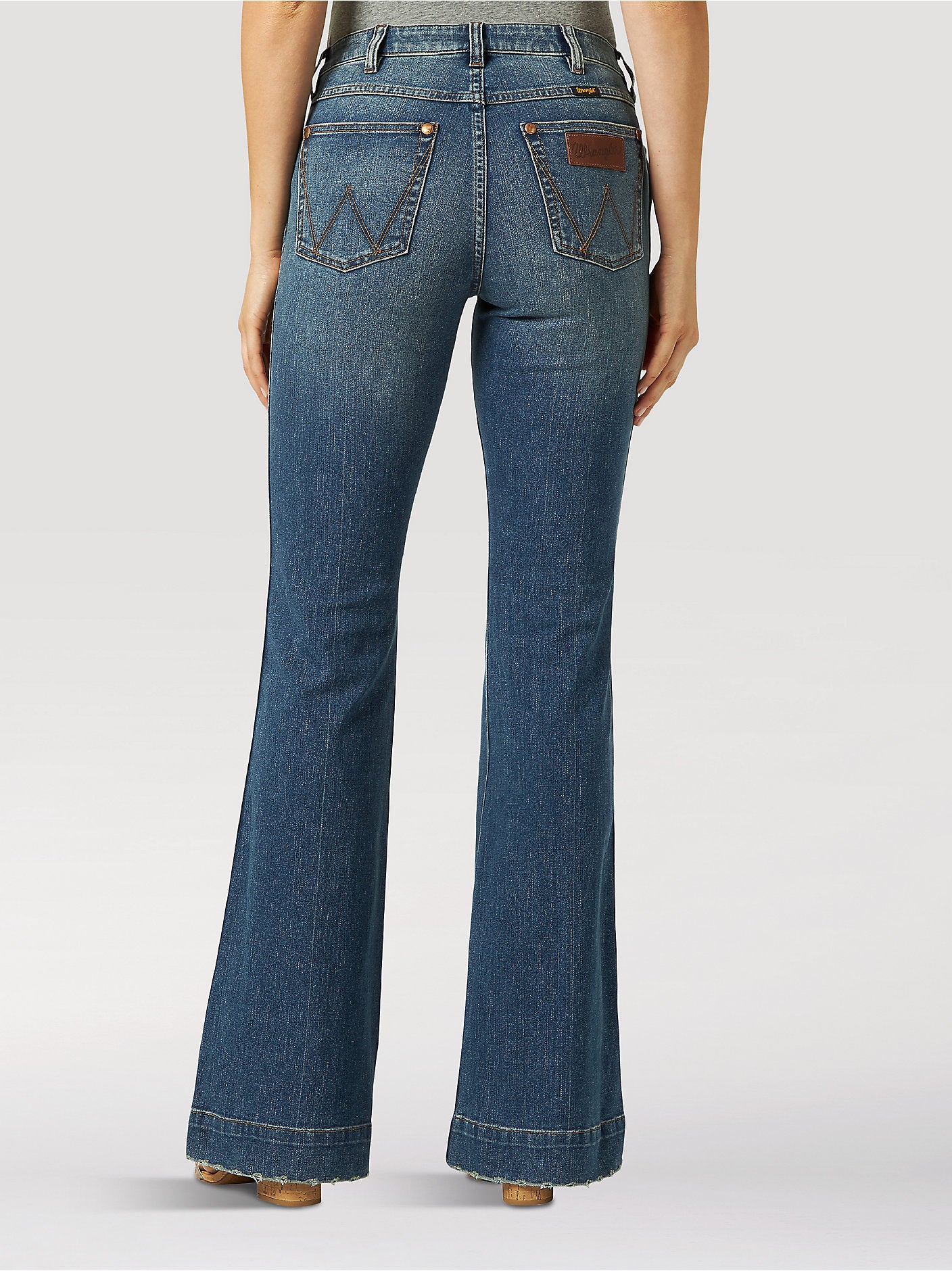 Women's Bailey High Rise Trouser Jeans in Shelby by Wrangler