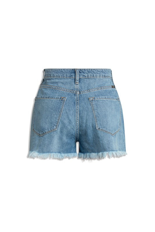 KanCan High Rise Denim Jean Shorts