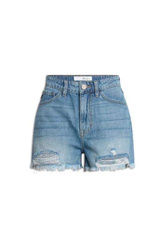 KanCan High Rise Denim Jean Shorts