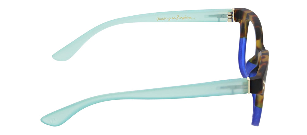 Peepers Walking on Sunshine Tortoise/Aqua