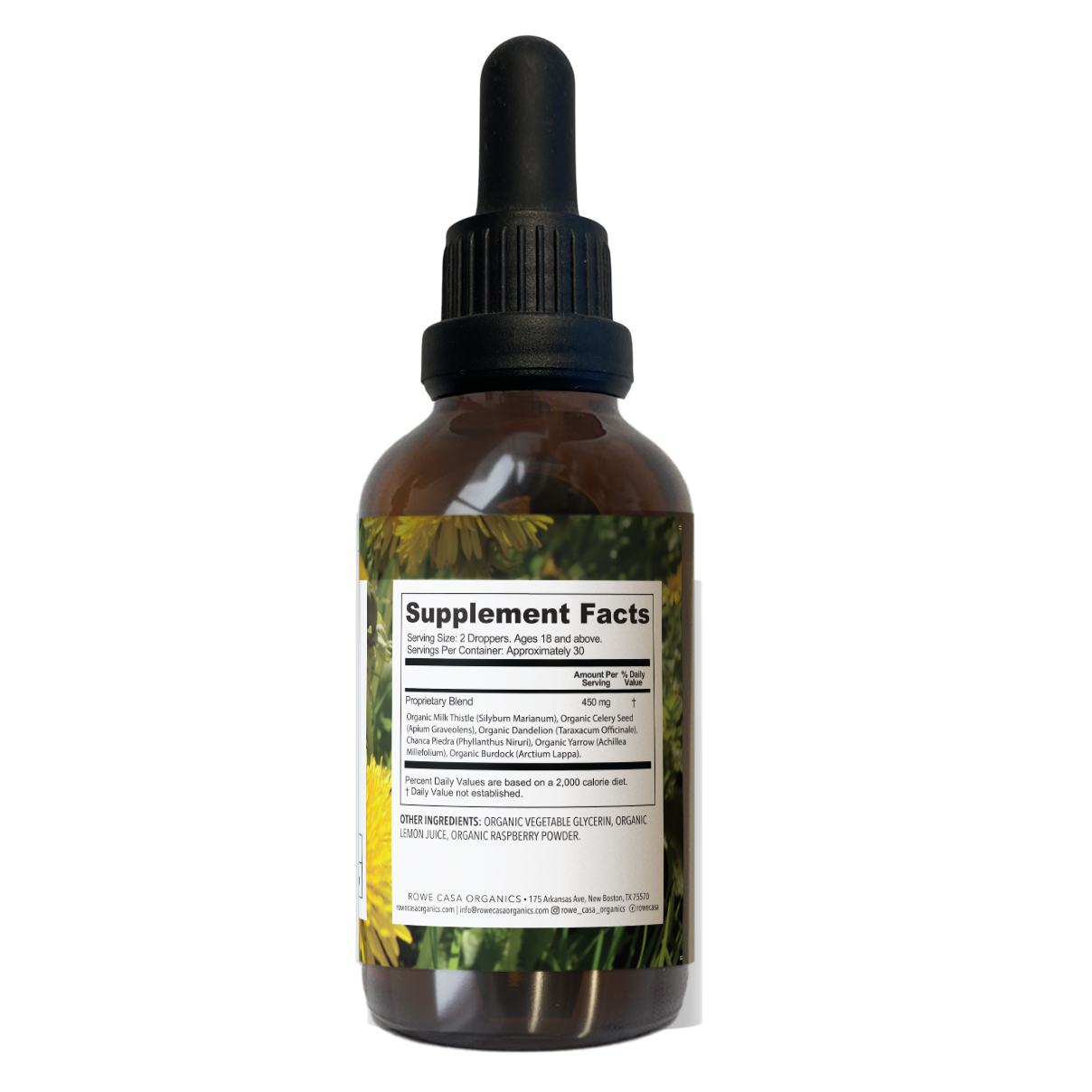 Liver Support Tincture | 2 oz by Rowe Casa