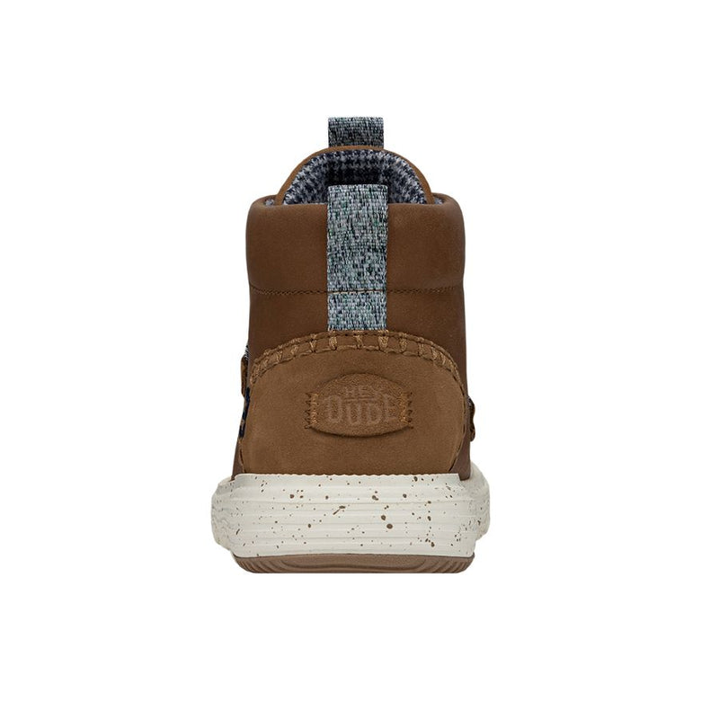 Women's Reyes Leather Boots in Tobacco Brown by Hey Dude