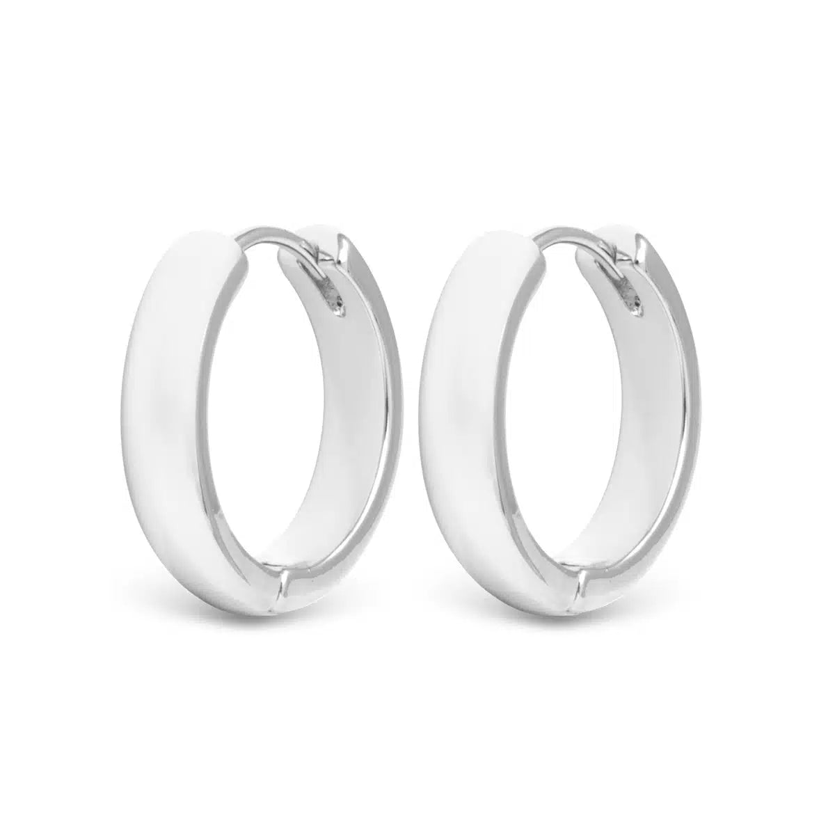 Stacy Small Hoop Silver by Amanda Blu & Co
