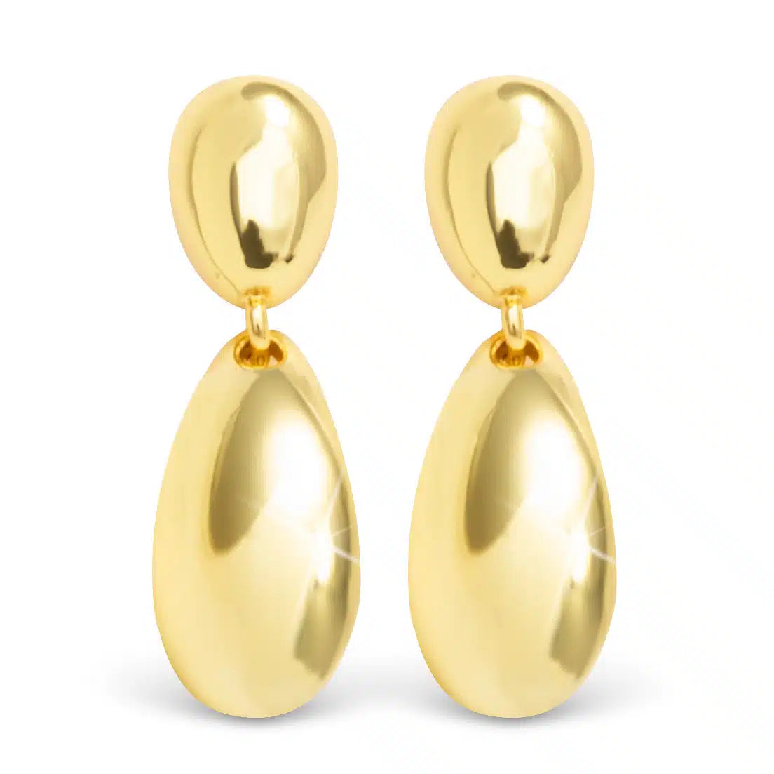 Harper Mini Drop Stud Gold by Amanda Blu & Co