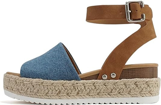 Topic Wedge Sandals by Soda Shoes