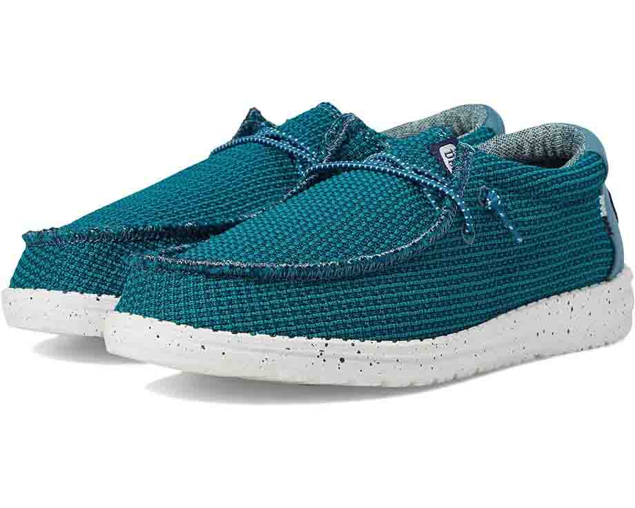 Wally Youth Sport Mesh in Teal by Hey Dude