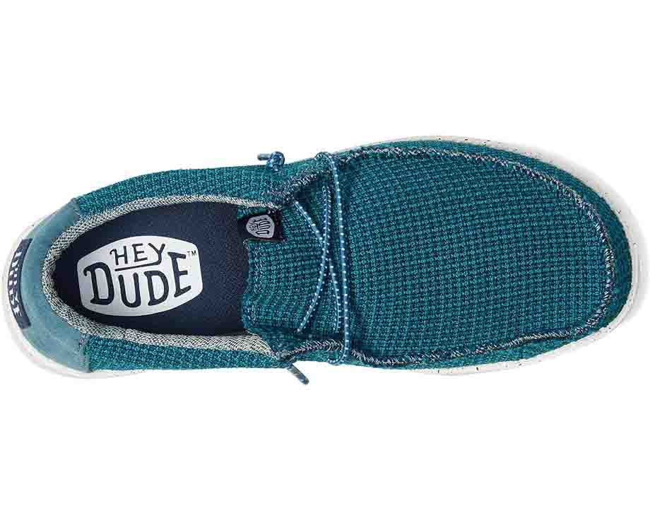 Wally Youth Sport Mesh in Teal by Hey Dude