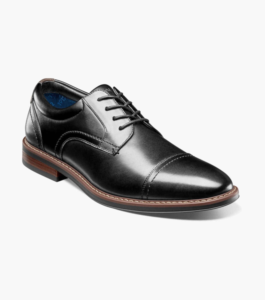 Centro Flex Cap Toe Dress Shoes by Nunn Bush