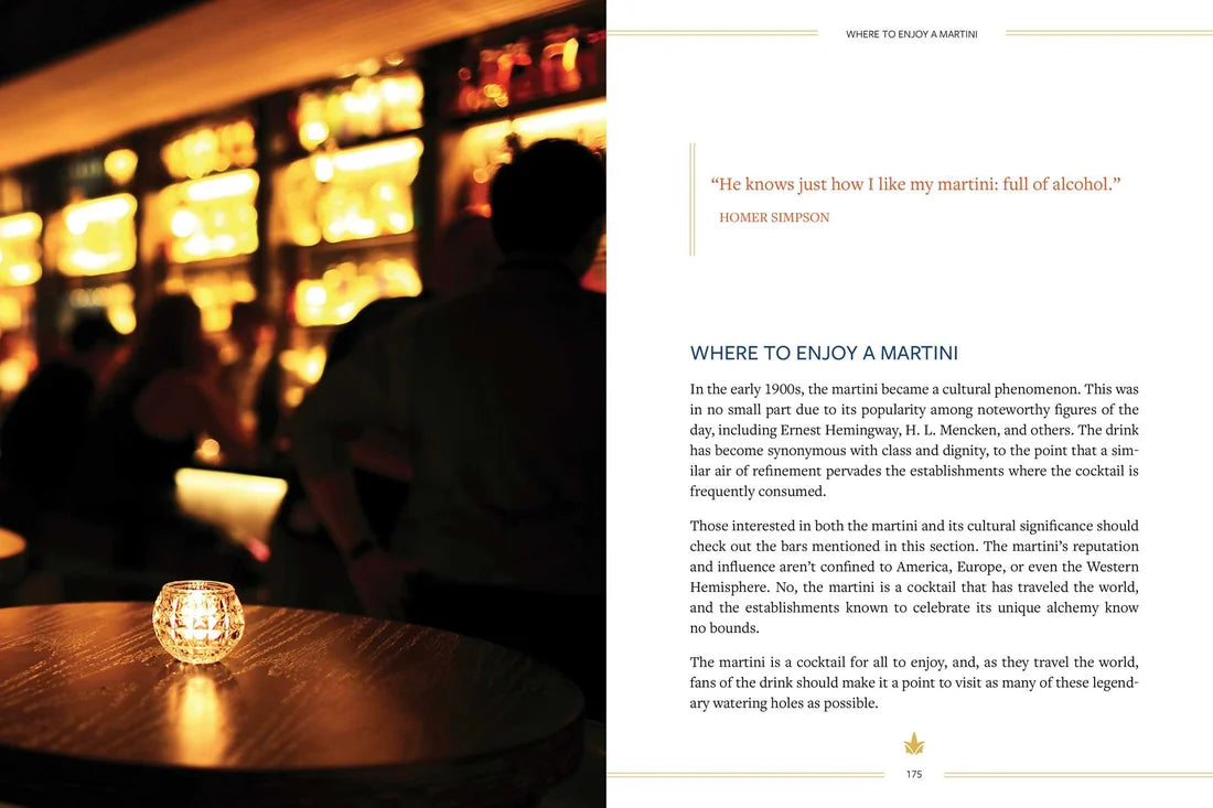 The Martini Field Guide: Martini Culture for the Cocktail Re