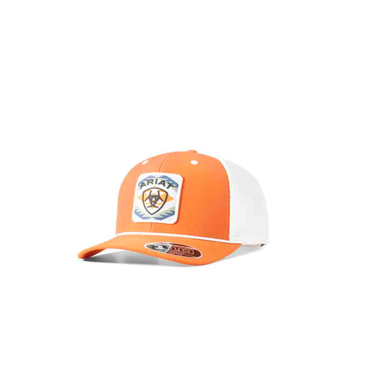 Ariat Men's Flexfit 110 Southwest Logo Patch Orange
