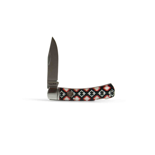Ariat Large 3" Smooth Multicolored Folding Knife