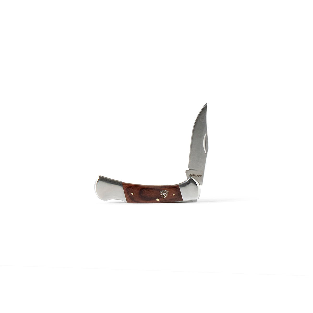 Ariat Knife LG 4 3/8" Smooth Blade Brown