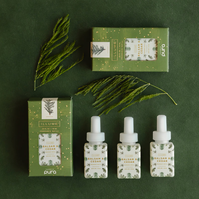 Balsam & Cedar Pura Smart Vial Fragrance Refill by Illume