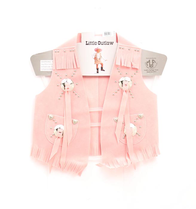 Bigtime Rodeo Childrens Faux Suede Vest