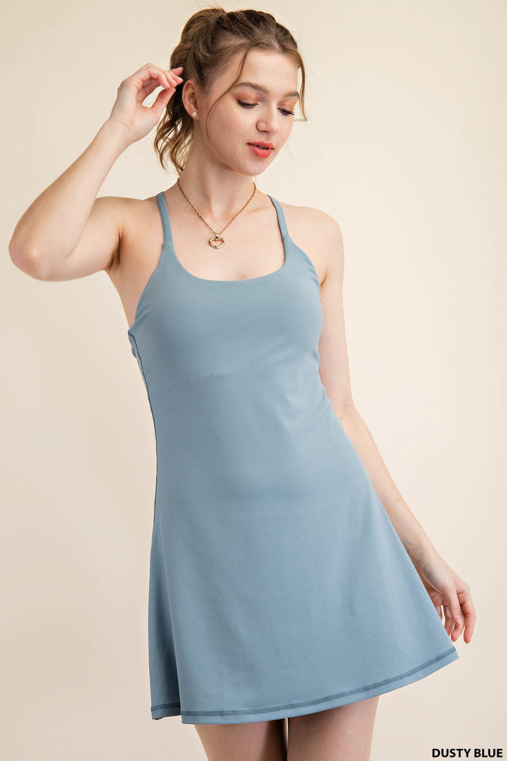 Sporty Dress with Short Leggings