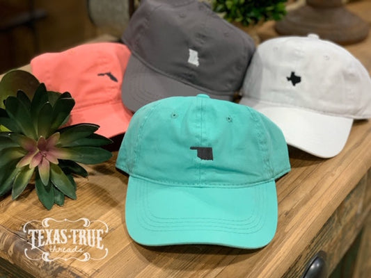 Texas State Pride Cap Charcoal