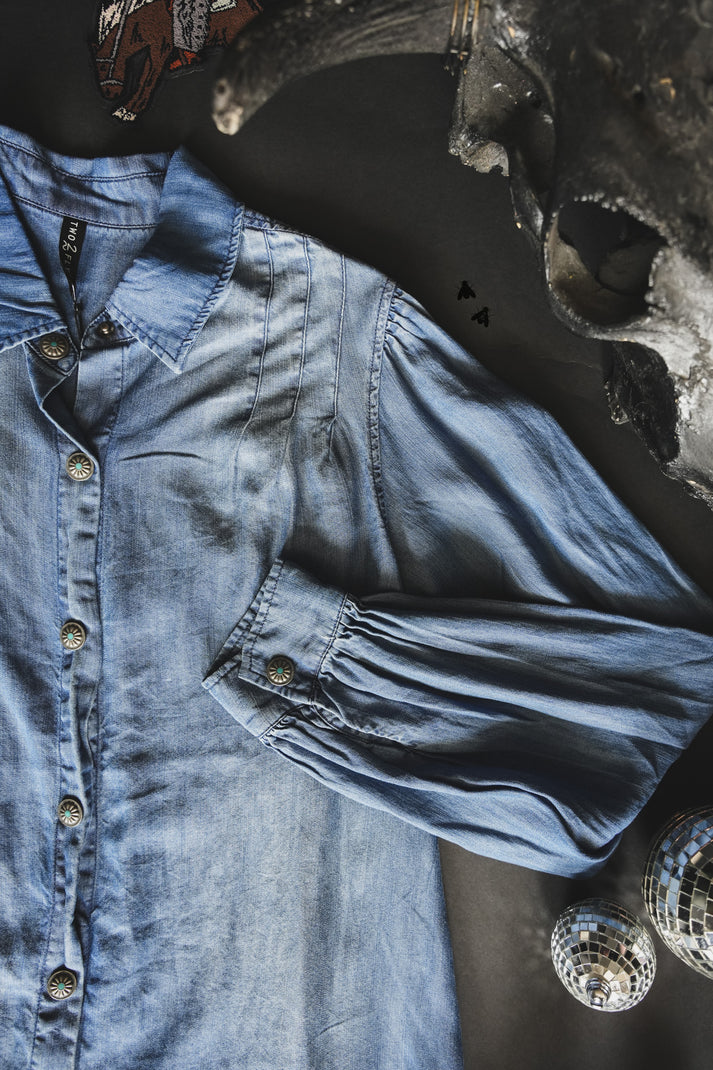 The Cowboy Blues 2.0 Top by 2 Fly Co