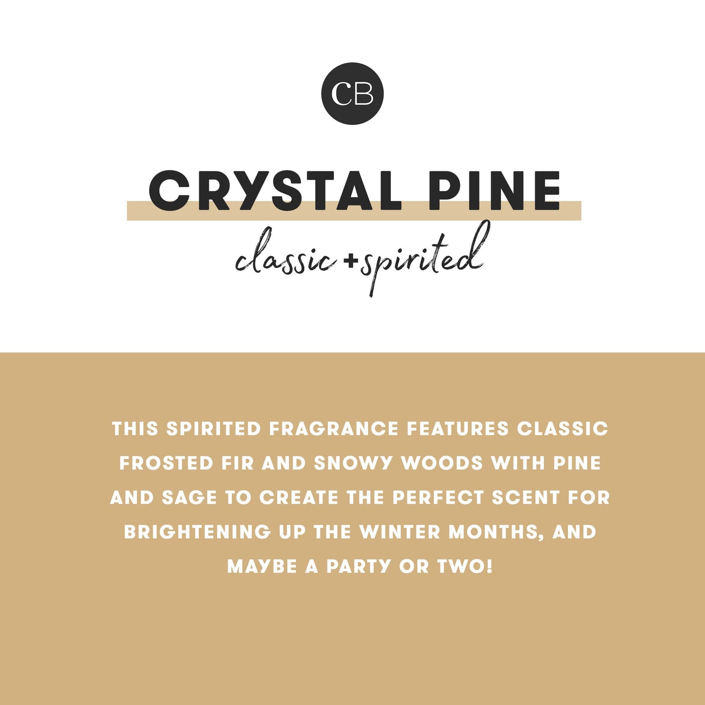Crystal Pine Glimmer Signature Candle 19oz by Capri Blue