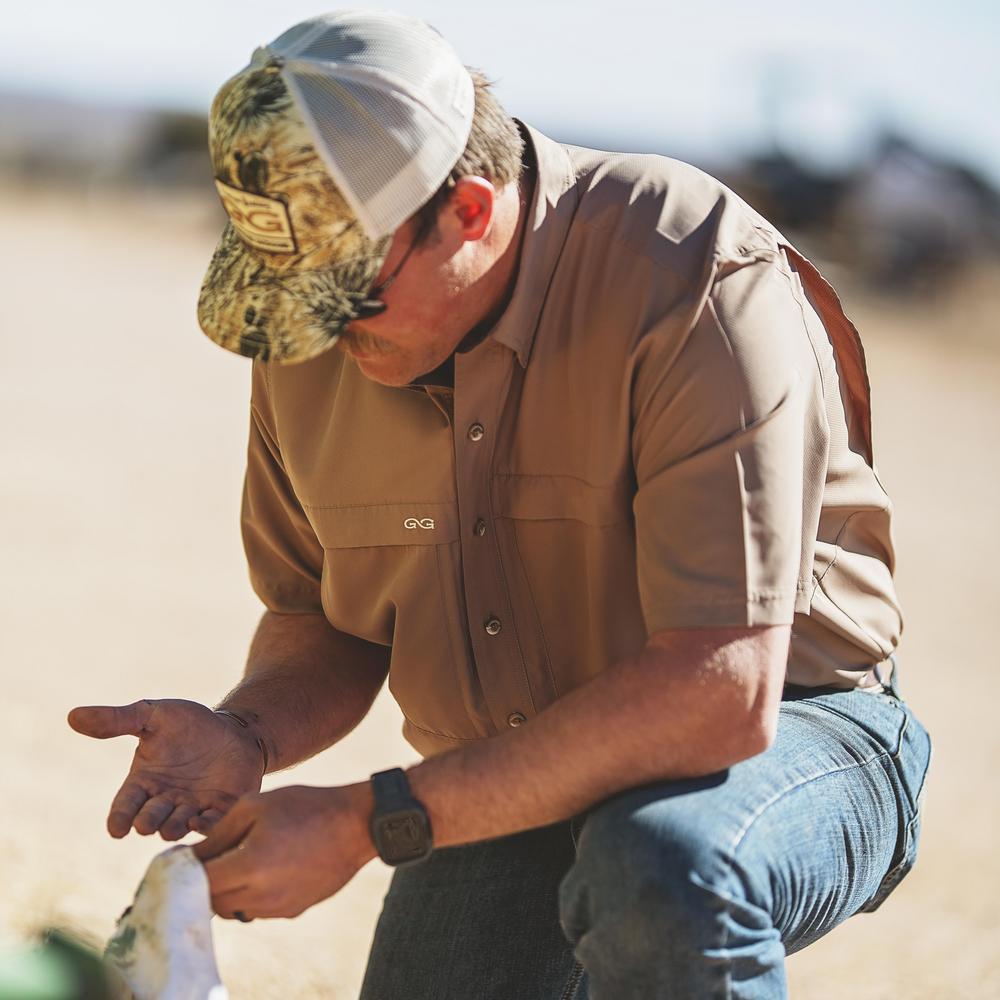 GameGuard MicroFiber SSL | Bark | Original Fit Fishing Shirt