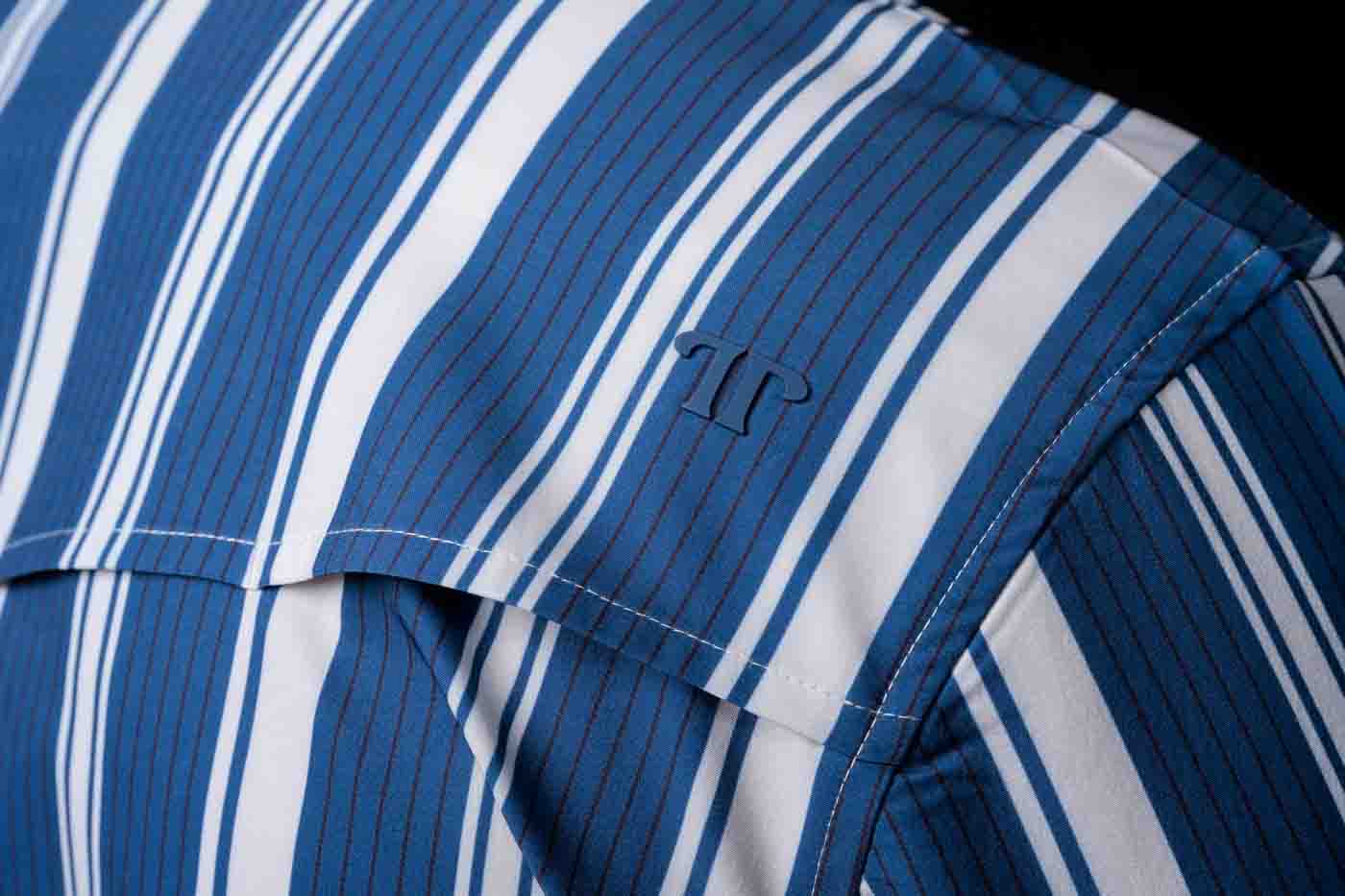 The Atlas Long-Sleeve Snap Shirt in Blue by Ferrell
