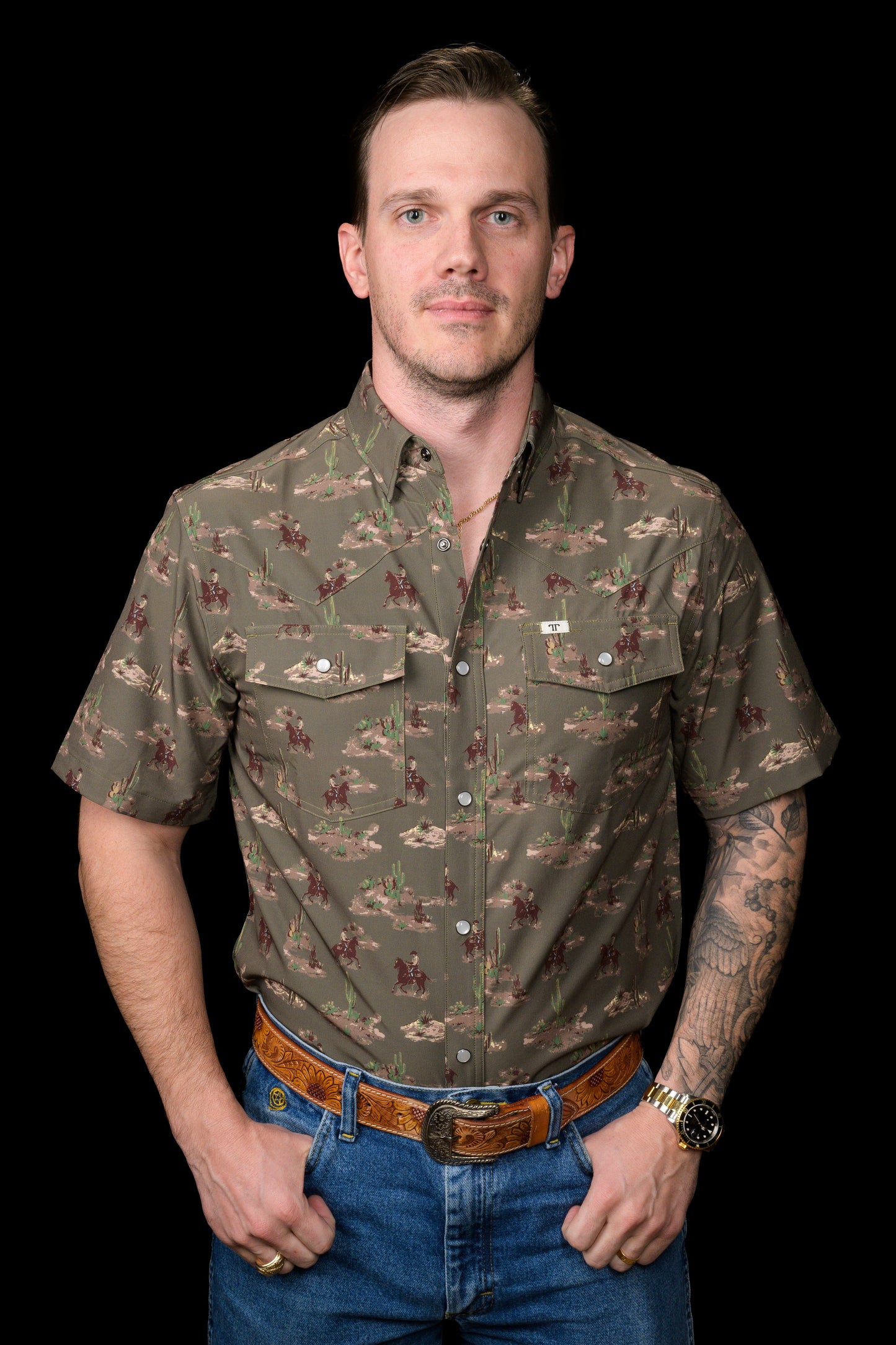 The Colt Short Sleeve Snap Shirt by Ferrell