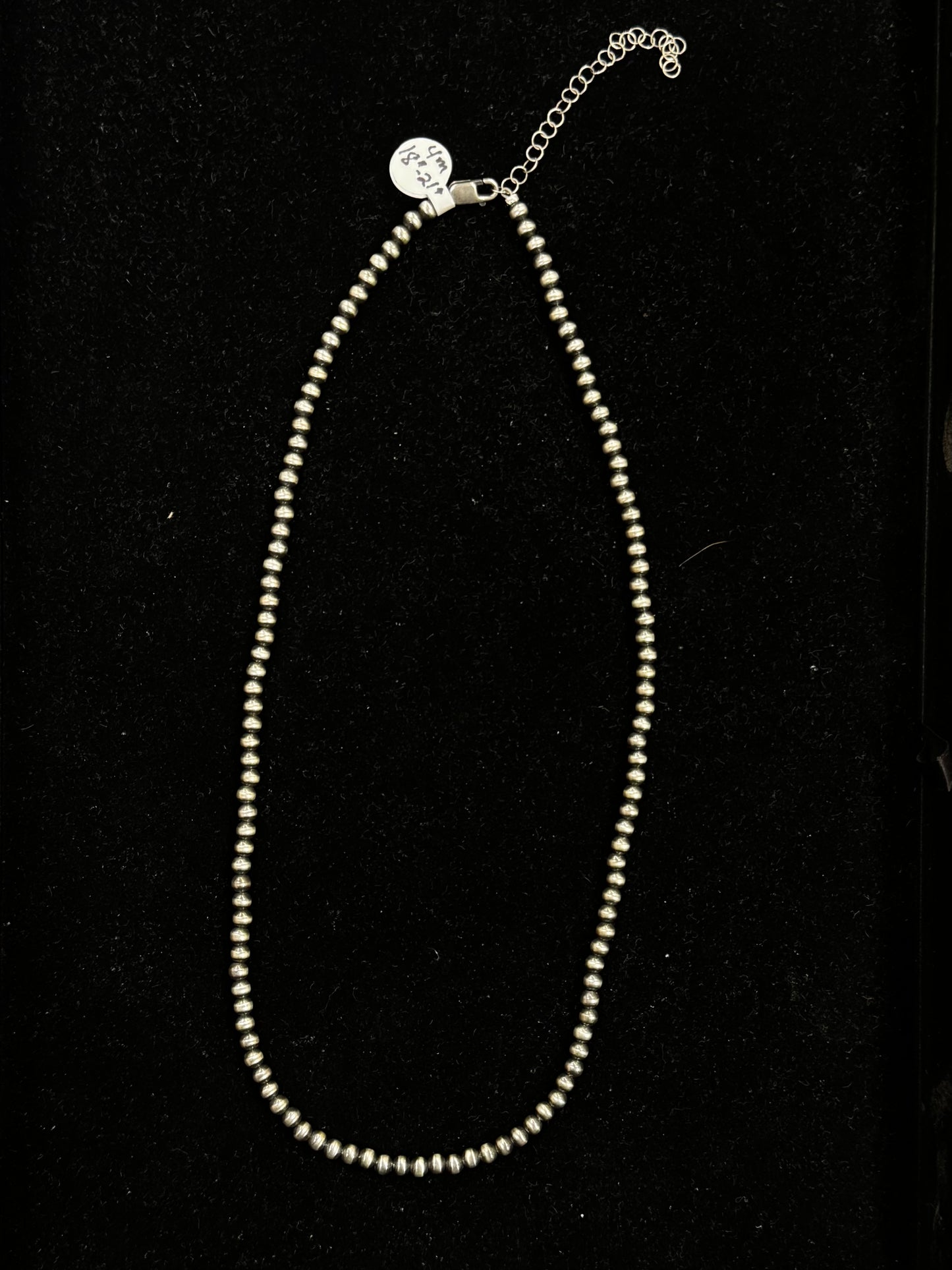 4 mm 16" Navajo Pearl Necklace