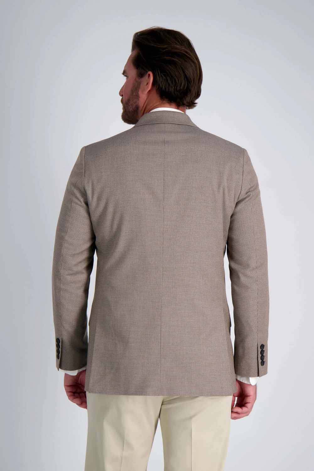 Mini Dobby Sport Coat in Mocha by JM Haggar