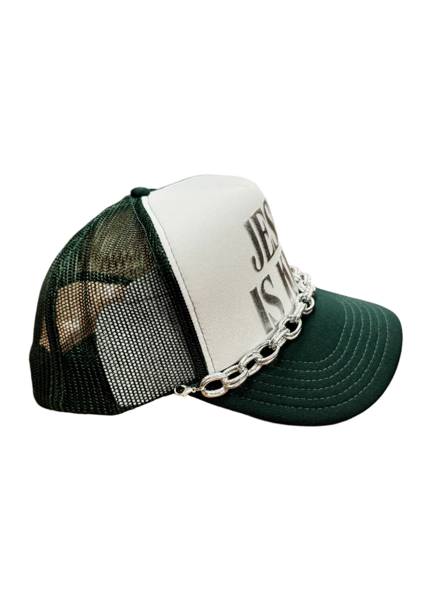 Jesus is King Trucker Hat by Babe