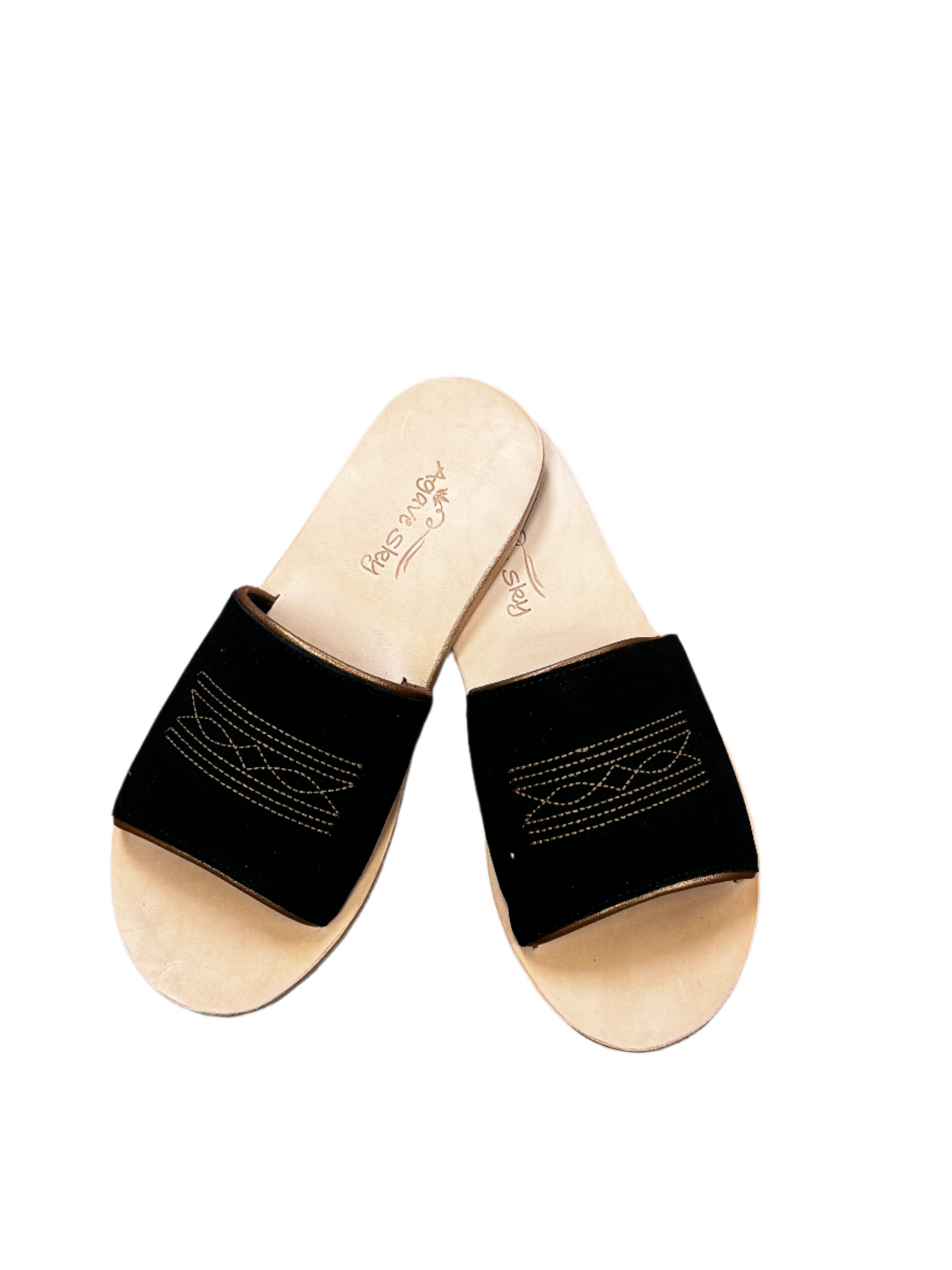 Nadia Western Hair on Hide Sandals by Agave Sky