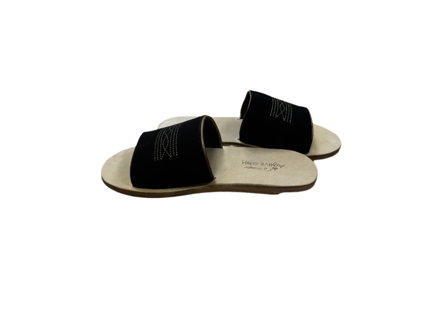 Nadia Western Hair on Hide Sandals by Agave Sky