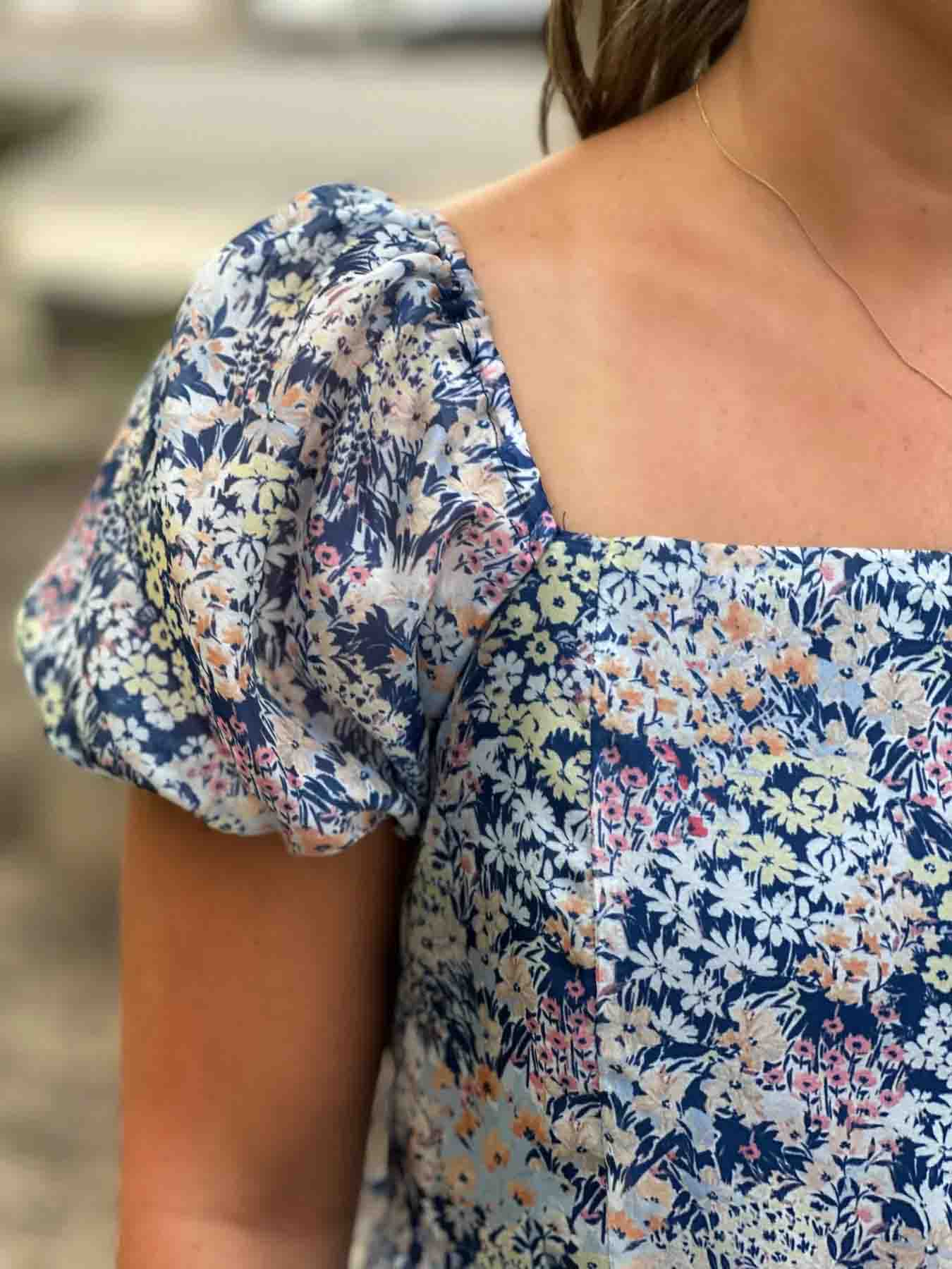 Valerie Floral Print Dress by Washco Apparel