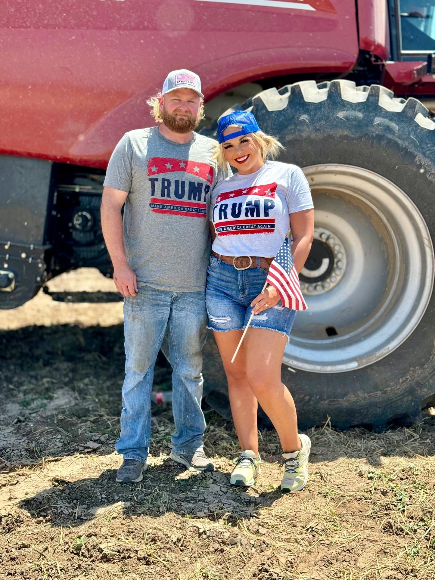 Trump - Make America Great Again Tee in Grey Triblend