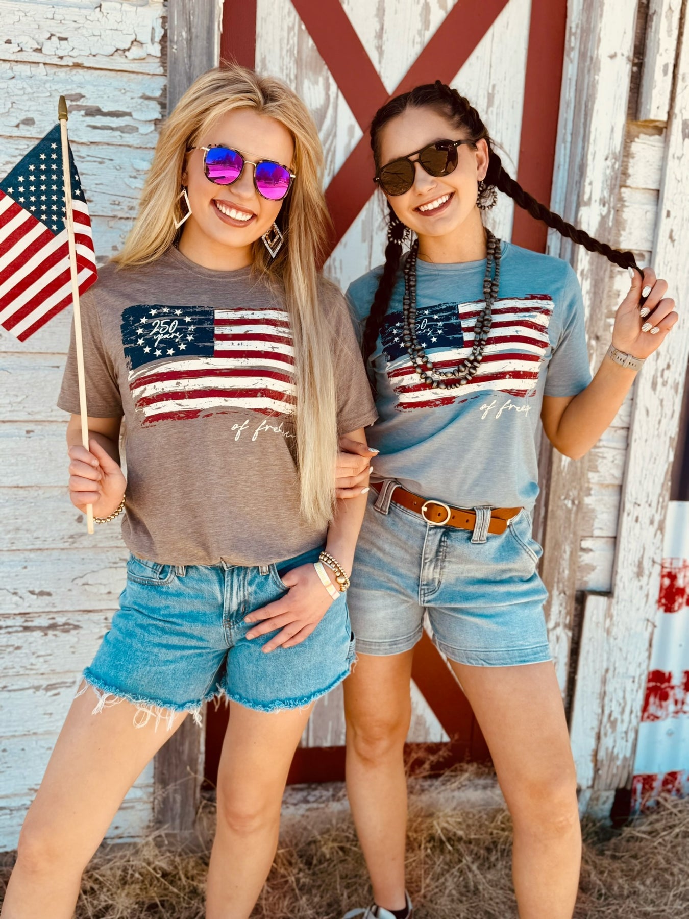 250 Years of Freedom Tee in Blue by Texas True Threads