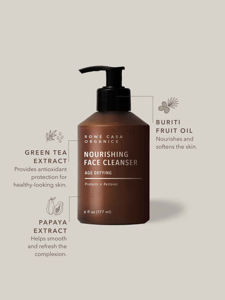Age Defying Nourishing Face Cleanser | 6 oz by Rowe Casa