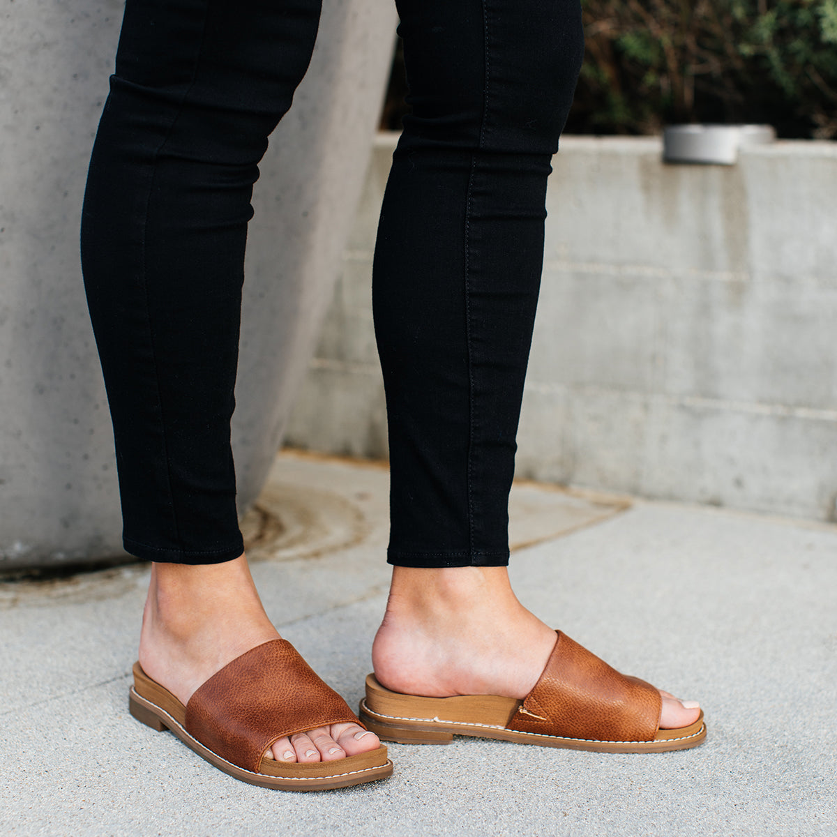 Kalo Slide Sandals by Yellow Box Shoes