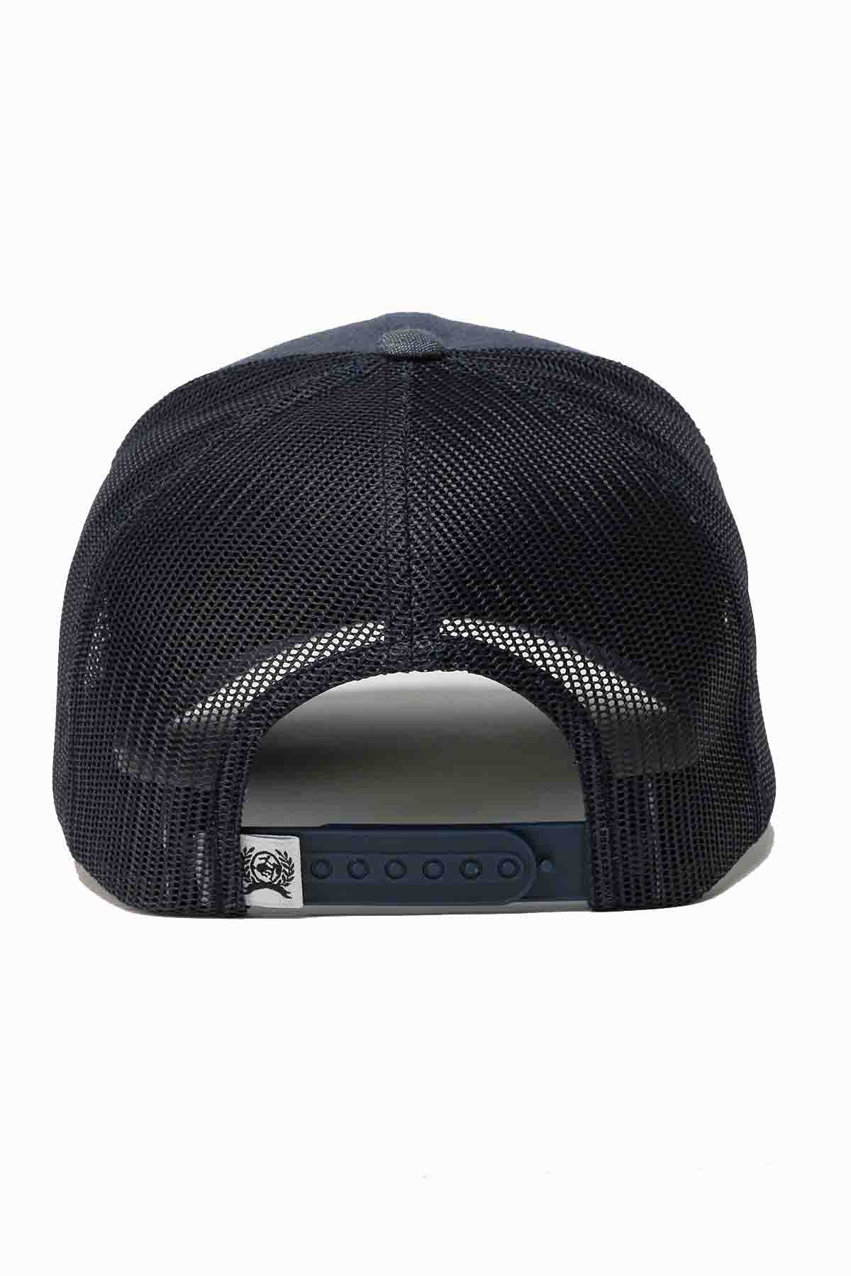 Cinch Men's Cattle Company Trucker Snapback Navy Cap