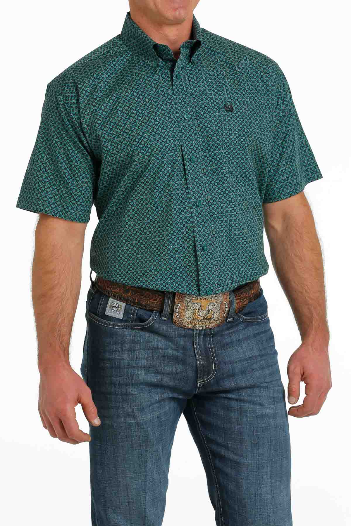 Cinch BD SSL Teal Print