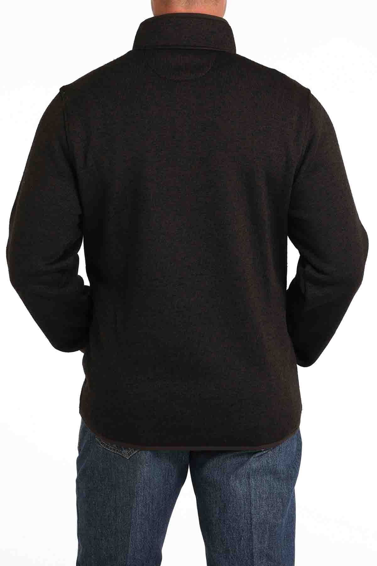 Mens Pullover Sweater in Brown by Cinch