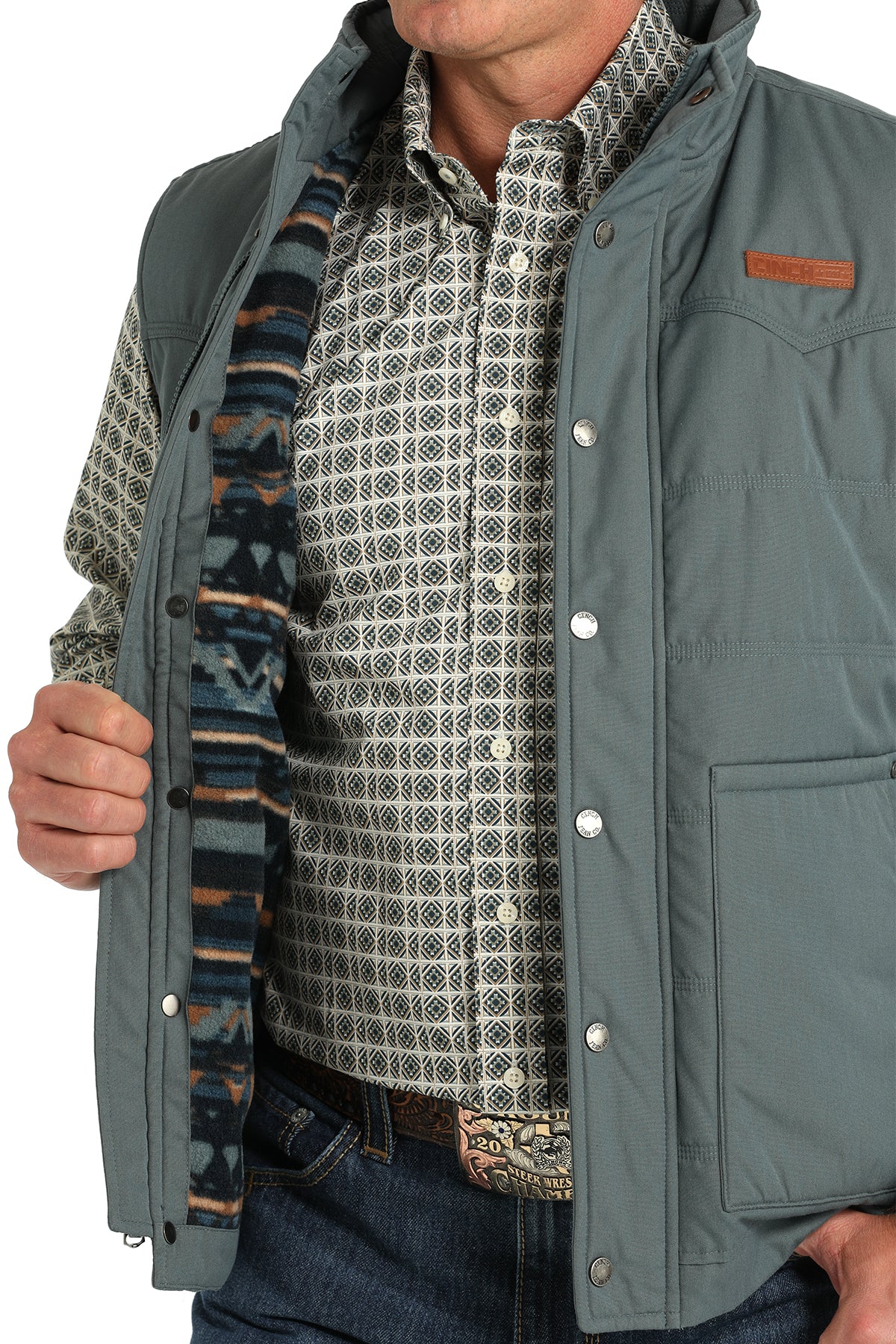 Men's Quilted Vest by Cinch
